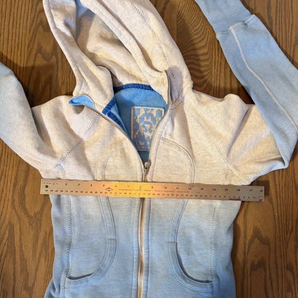 Lululemon Athletica Blue ombré Gradient dip dye Hoodie - Picture 4 of 6